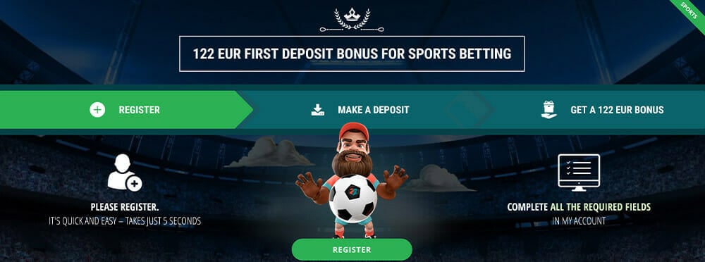 22BET Welcome Offer 2020