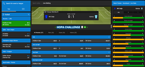 Hopa Live Betting